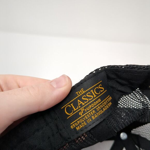 J.C.A. Underground Snapback Trucker Hat Black OS Adjustable Mesh Back Yupoong - Picture 8 of 8